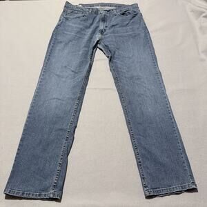 Levi's 559 Jeans Men's Blue Denim Mid Rise Relaxed Straight Hipster - 36x32